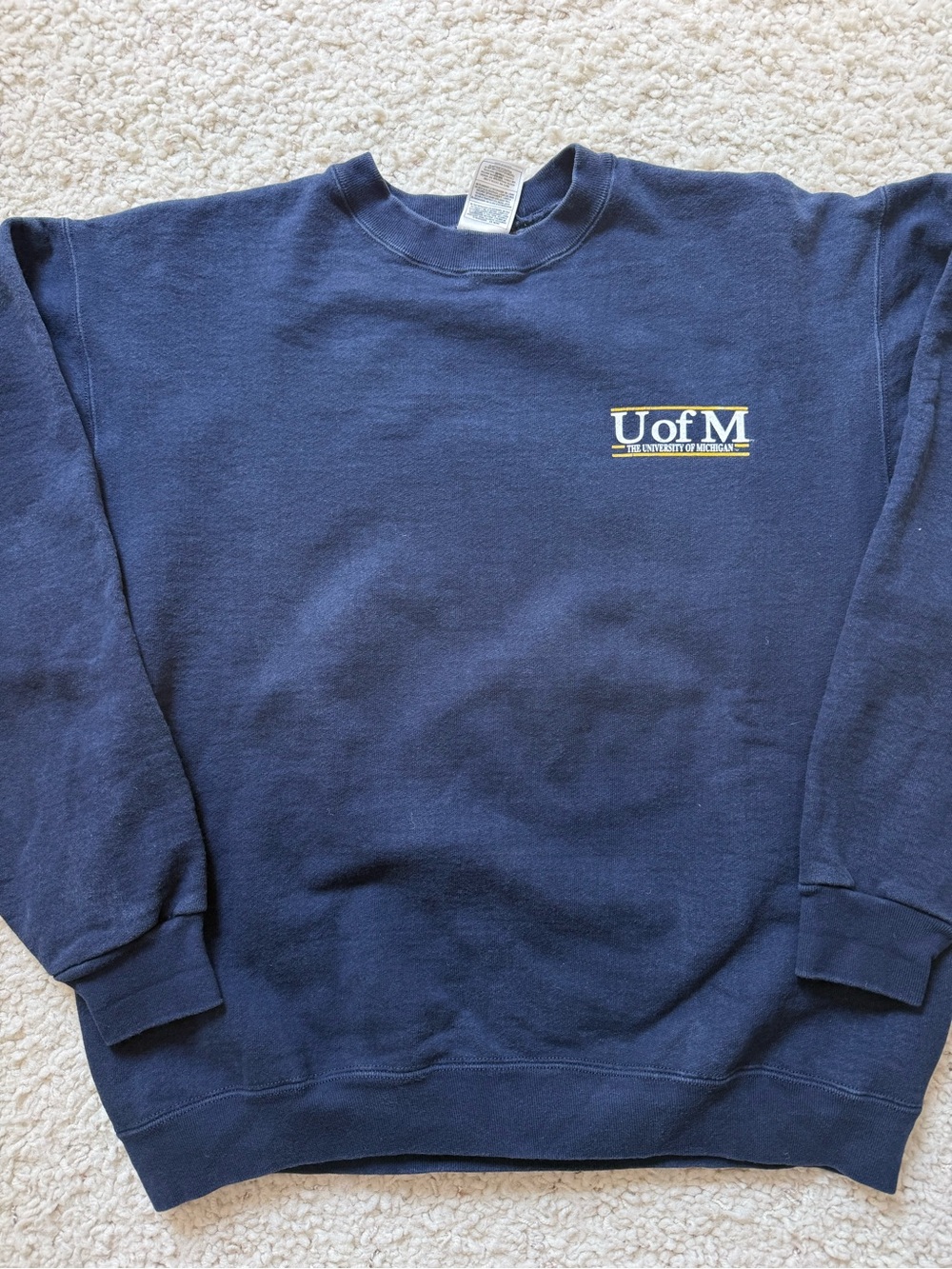 University of Michigan Navy Crewneck